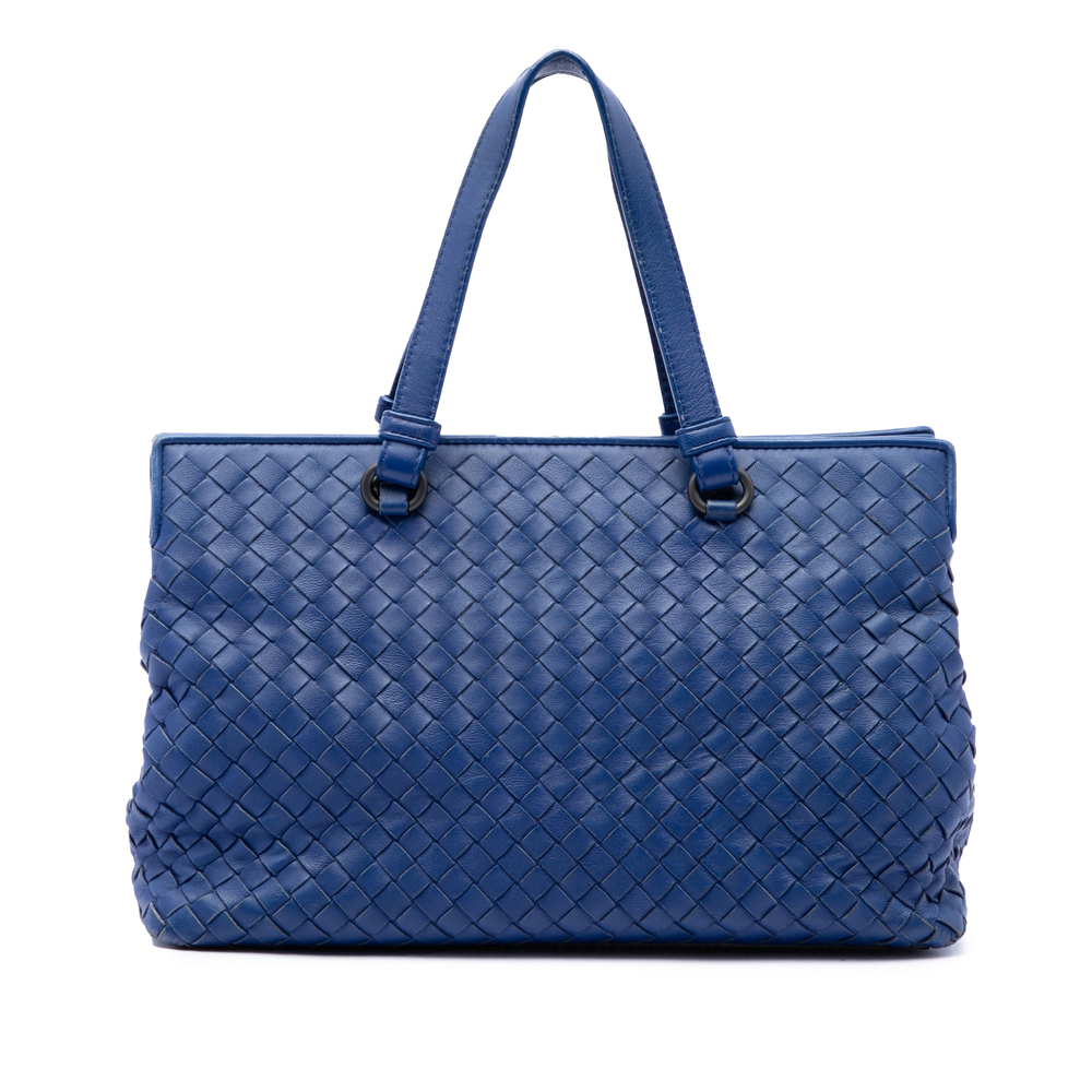 Pre-Loved Bottega Veneta Small Nappa Intrecciato Accordion Satchel